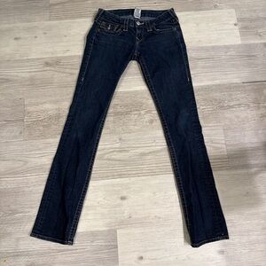 True Religion Vintage Women’s Dark Blue Straight leg 26’ Jeans Y2K